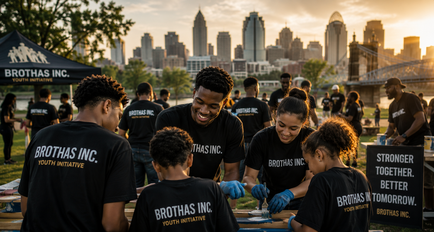 Brothas Inc. volunteers serving Cincinnati youth