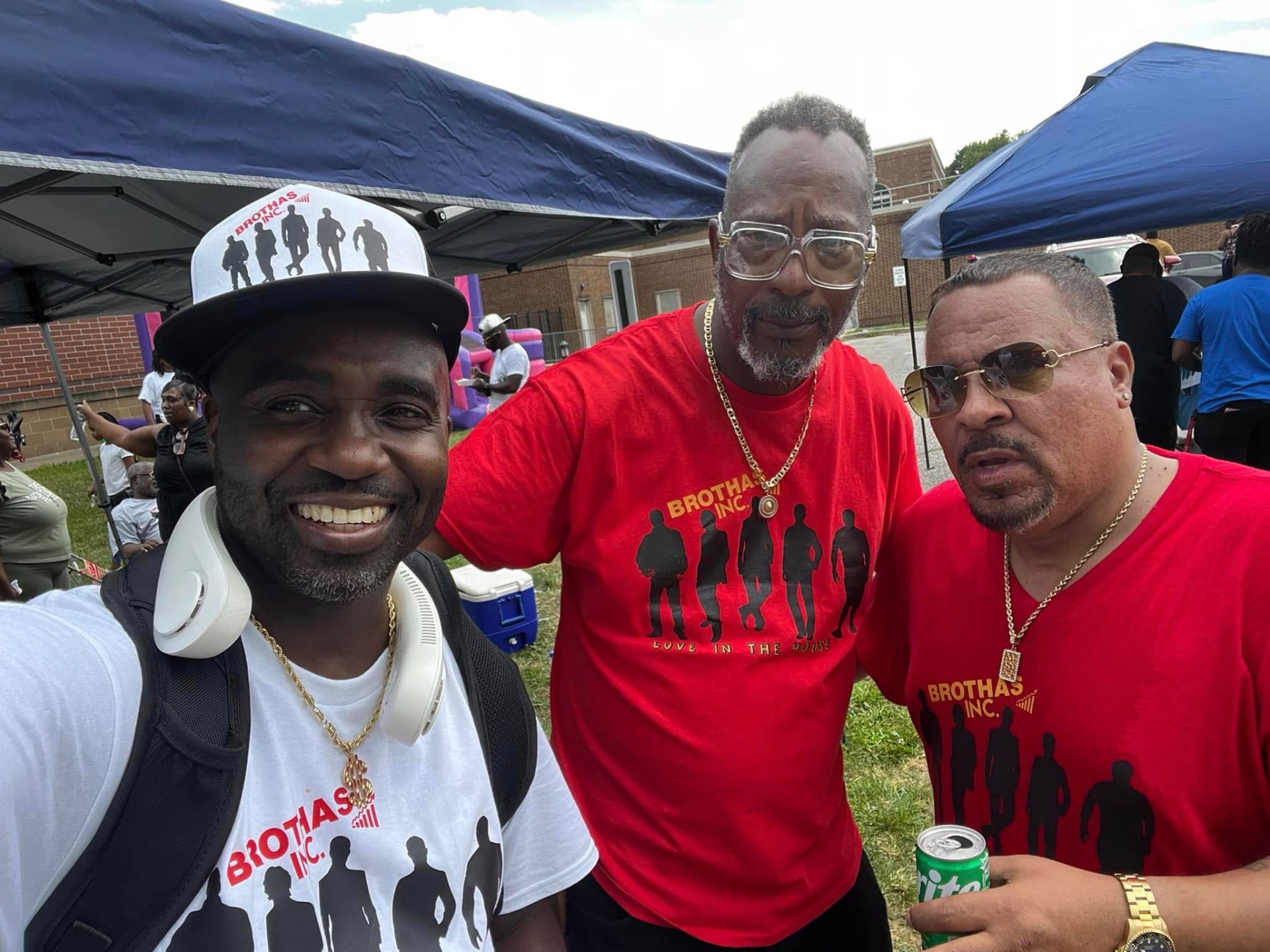 Three Brothas Inc. members at KidsFest