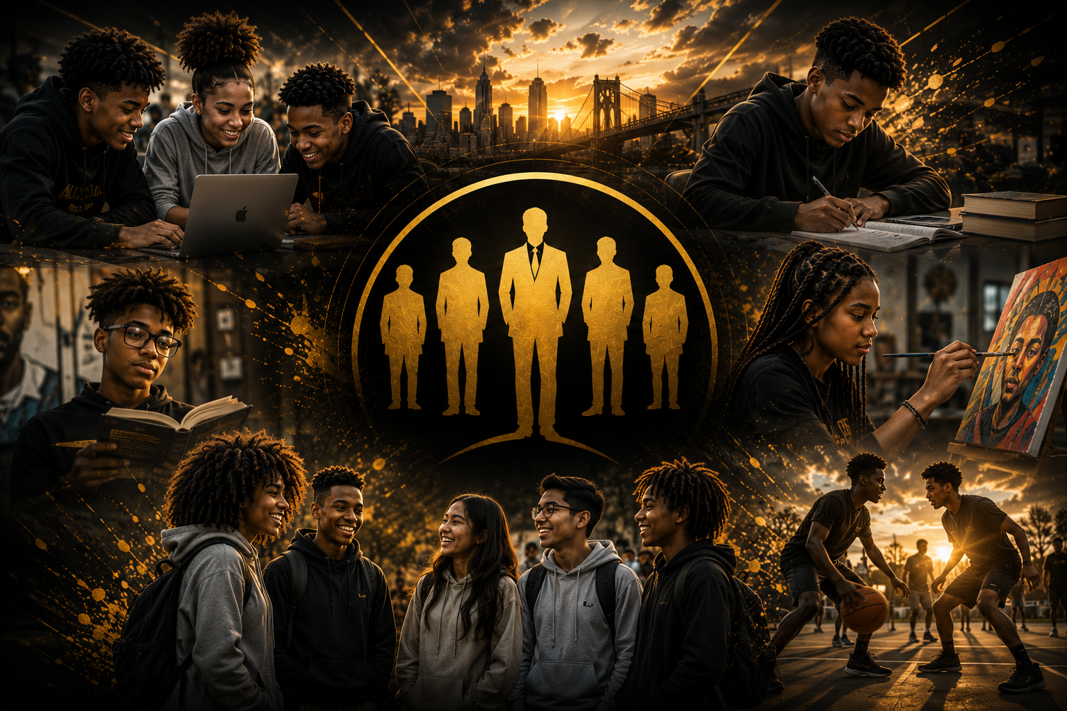 Project Surge students — young men and women in after-school program
