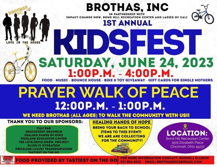 Brothas Inc. 1st Annual KidsFest event flyer — June 24, 2023