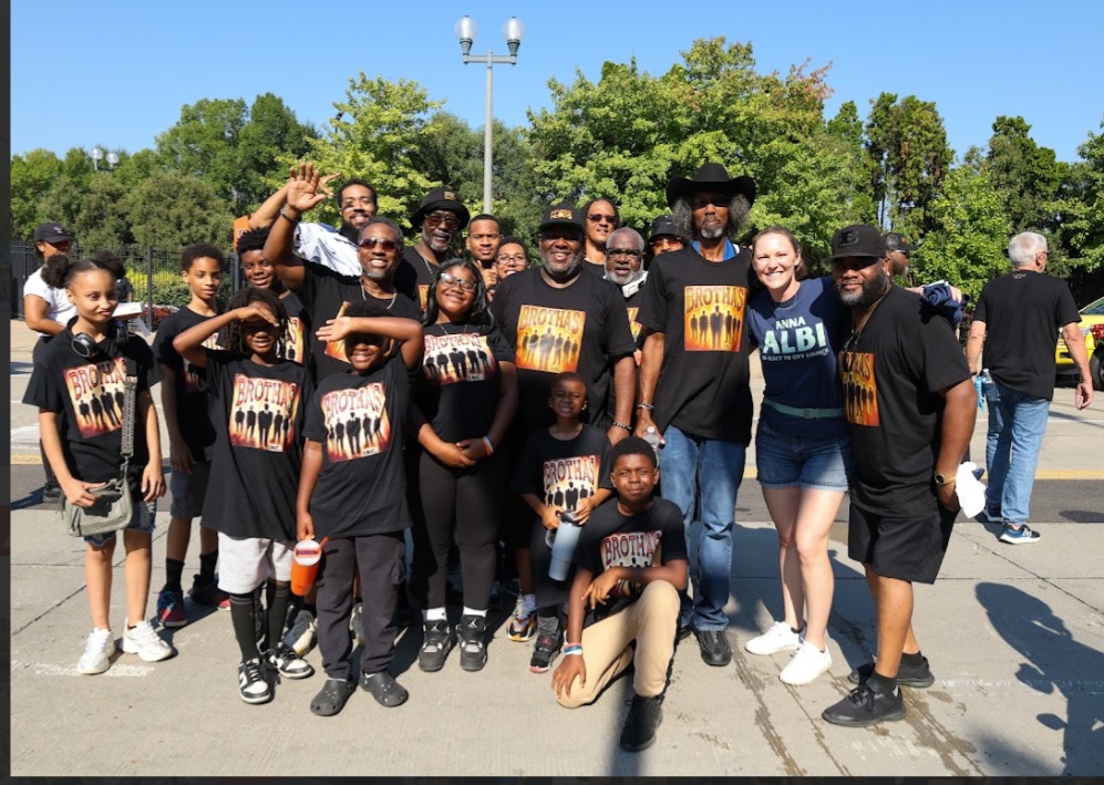 Brothas Inc. youth at a community event in Cincinnati