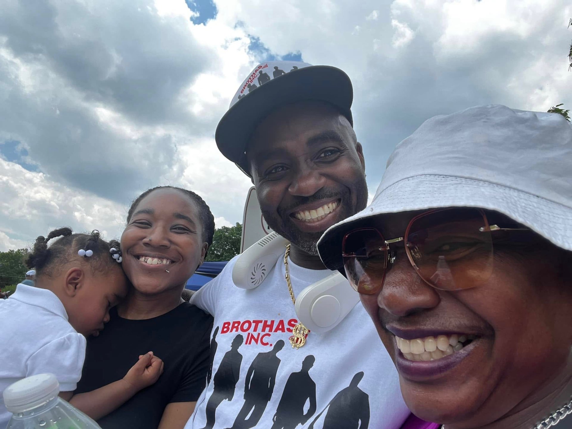 Brothas Inc. founder with family at KidsFest